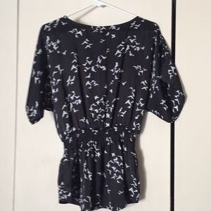 Target Xhiliration bird print top